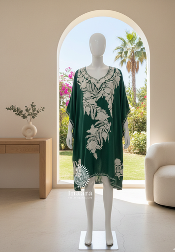 Kaftan w/ Gold Embroidery-Navy Blue (copy)