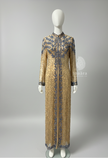 Layla Evening Coat- Orange