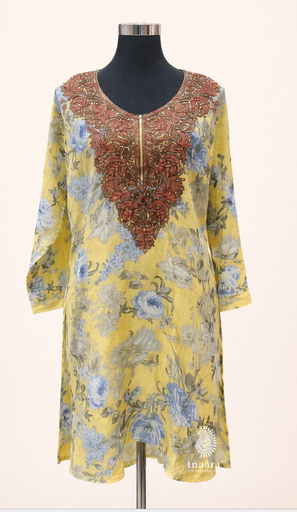 Kashmiri Embroidered Kurta –XXL