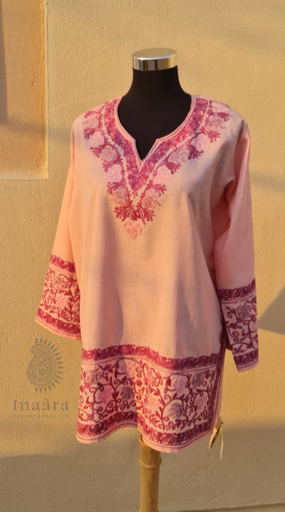 Kurti/Short Size 46- Light  Pink