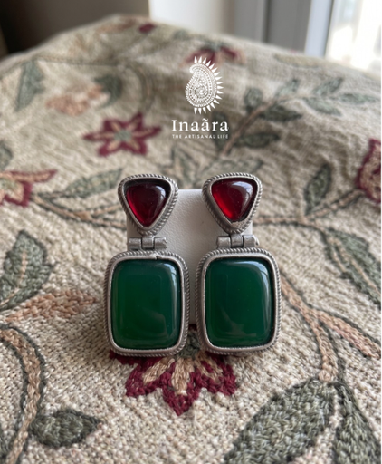 Ruby-Emerald Vintage Drops