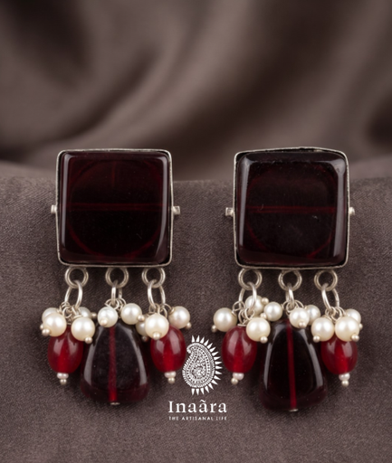 Ruby Heritage Chandelier Drops Earrings
