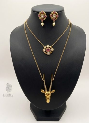 Al- Maha Layered Kundan Necklace