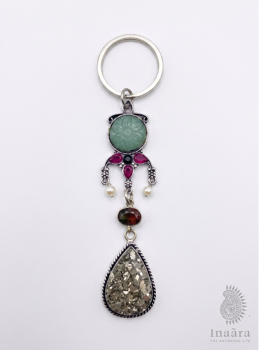Pyrite Chandelier Keyring