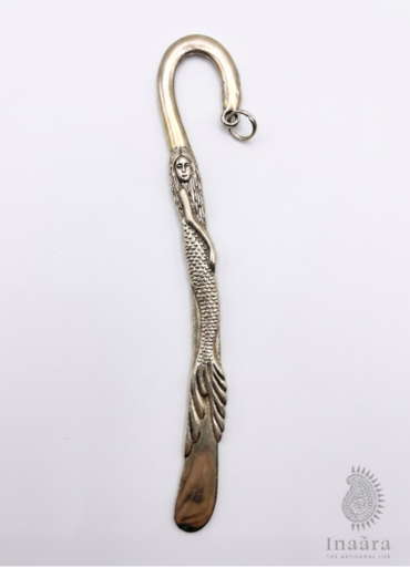 Silver Mermaid Metal Bookmark