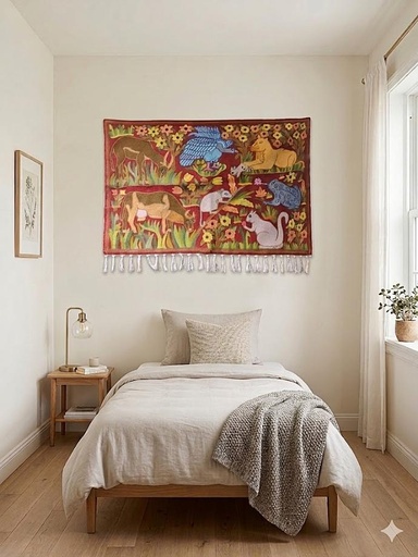 [inaara_sp00342] Madhuban Kashmiri Tapestry