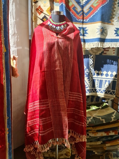 [inaara_sp00192] Desi Wool Bhujodi Shawl