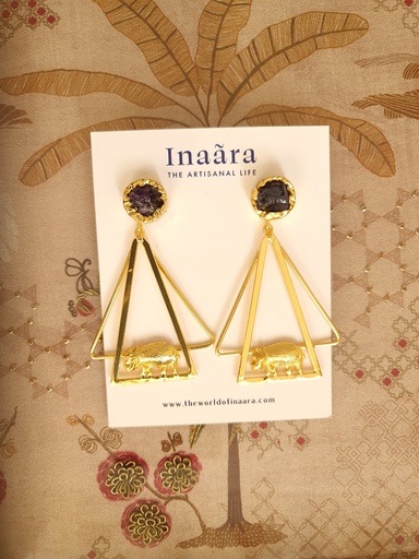 [inaara_sp00238] Geometric earrings