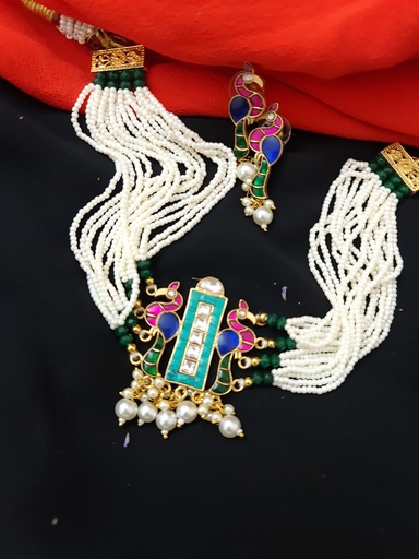 [inaara_sp00560] Regal Meenakari