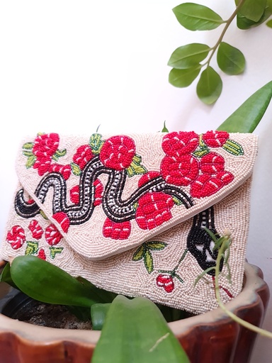 [inaara_sp00003] Sequin clutch bag
