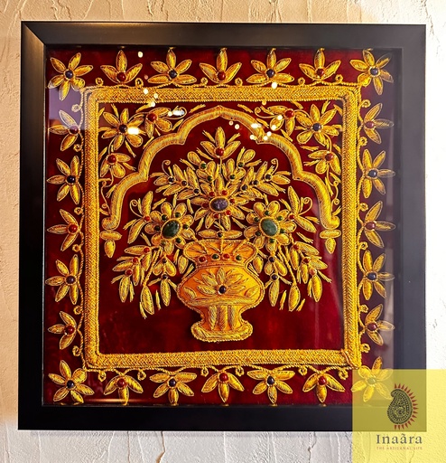 [inaara_sp00265] Guldasta - Zardozi Artwork (copy)