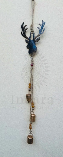 [inaara_sp00562] Reindeer head copper bells