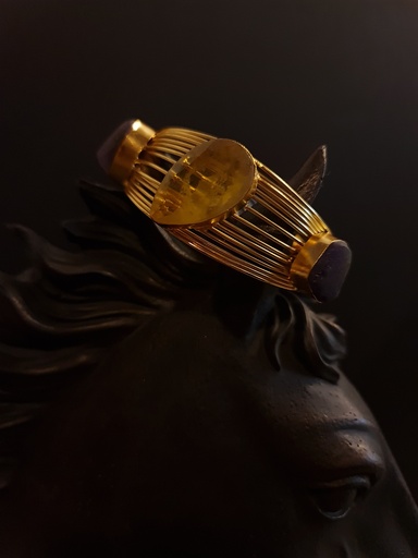 [inaara_sp00528] Raw Stone Handcrafted Bangles