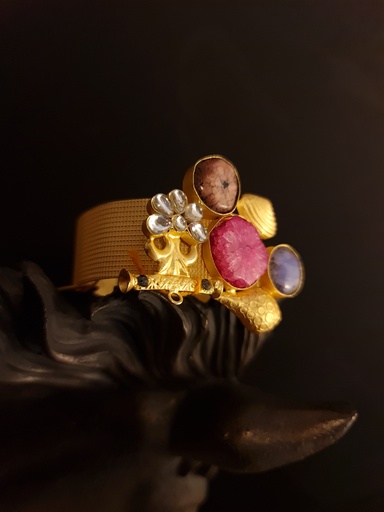 [inaara_sp00005] Raw Stone Handcrafted Bangles