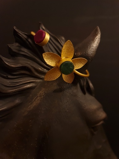 [inaara_sp00527] Raw Stone Handcrafted Bangles