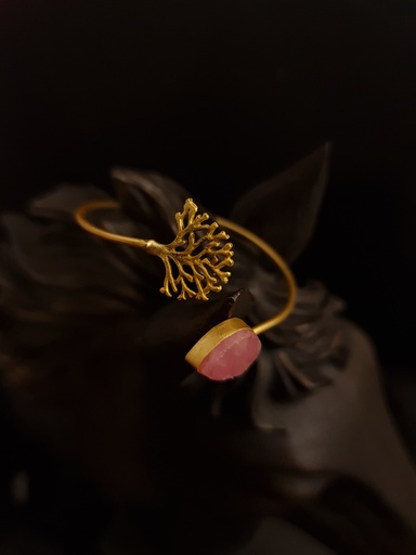 [inaara_sp00521] Raw Stone Handcrafted Bangle