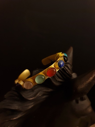 [inaara_sp00524] Raw Stone Handcrafted Bangles