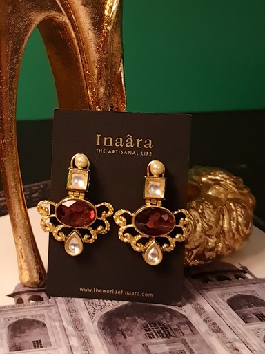 [inaara_sp00709] أقراط يدوية الصنع على الطراز العتيق