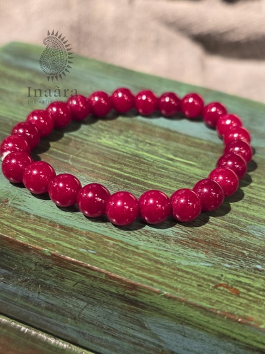 [inaara_sp00559] Red Beads Bracelets