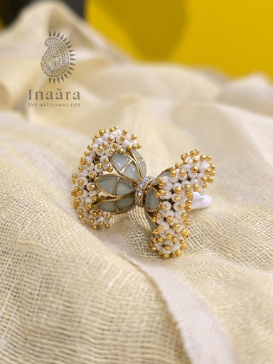 [inaara_sp00203] Dol Meenakari Ring