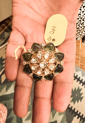 [inaara_sp00494] Phooldaar Finger Ring
