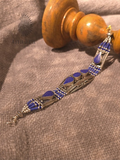 [inaara_sp00356] Lapis Lazuli Himalayan Bracelet