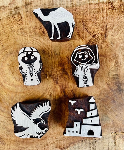 [inaara_sp00007] Ahlan Block Print Stamp Set
