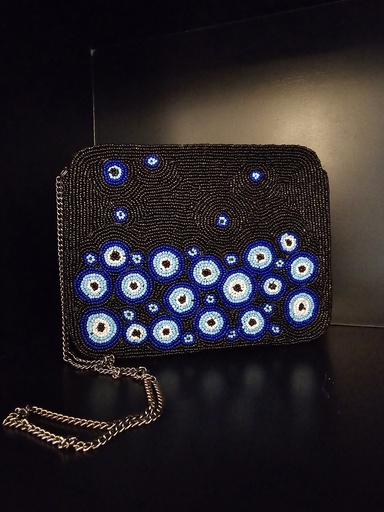 [inaara_sp00440] Nazar Boncuk Clutch Bag