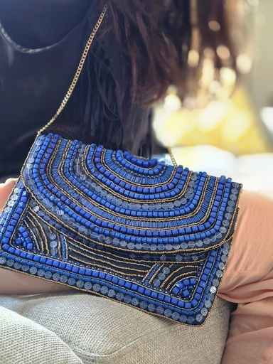 [inaara_sp00357] Lapiz Ara Evening Clutch Bag
