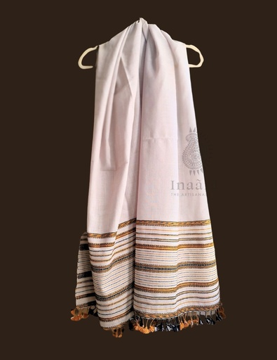 [inaara_sp00428] Nas Fine Wool Kutchi Shawl