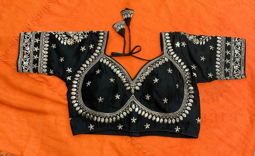 Katori Saree Blouse - Black