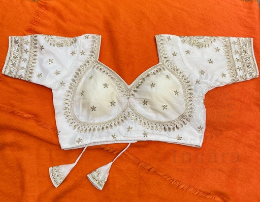 Katori Saree Blouse - White