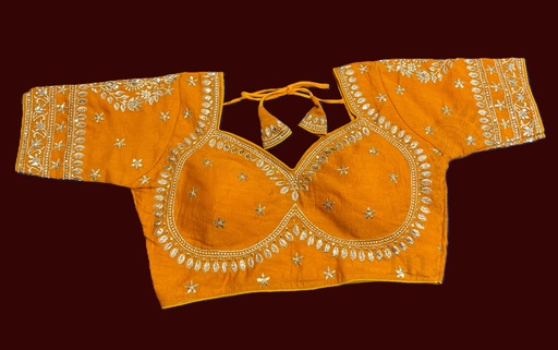 Katori Saree Blouse - Orange