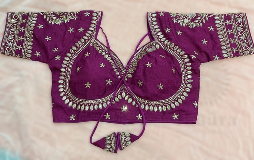 Katori Saree Blouse - Purple