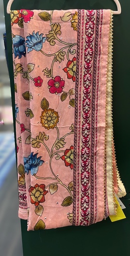 Pure Silk Floral Embroidery Dupatta (copy)