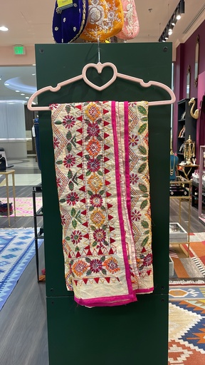 Full Handwork Floral Dupatta