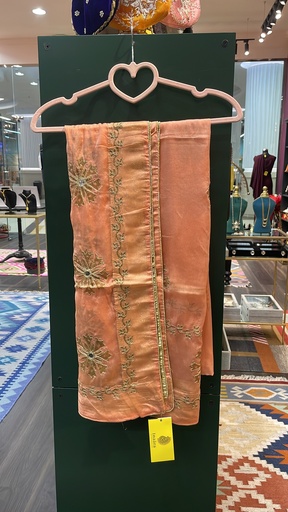 Silk Floral Patches Dupatta