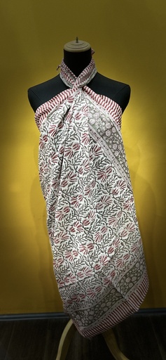 Block Printed Cotton Sarong