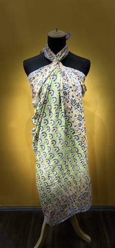 Block Printed Cotton Sarong