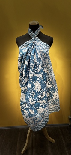 Block Printed Cotton Sarong