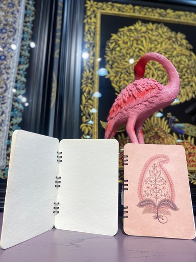 Recycled vintage journal leather- yellow (copy)