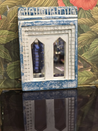 Vintage mirror framed wall decor