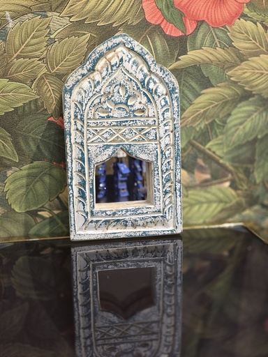 Vintage mirror framed wall decor