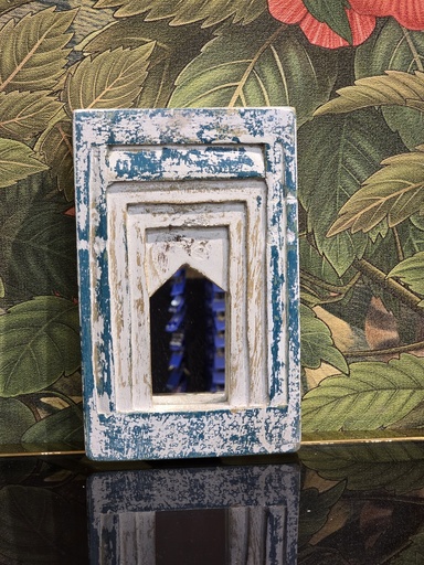 Vintage mirror framed wall decor