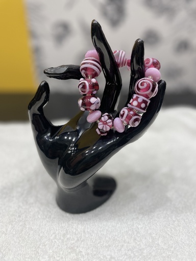 Glass Painted Bracelet