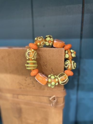 Glass Painted Bracelet
