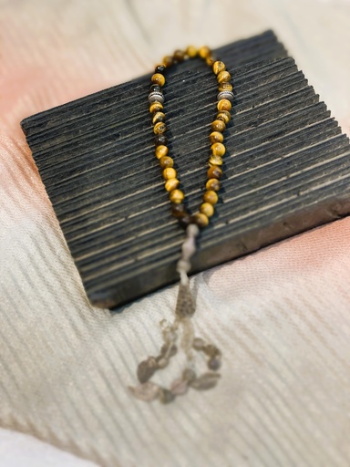 Prayer beads- Tiger eye stone
