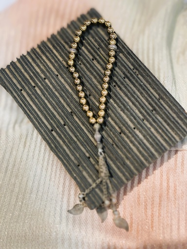 Prayer beads- Pyrite stone
