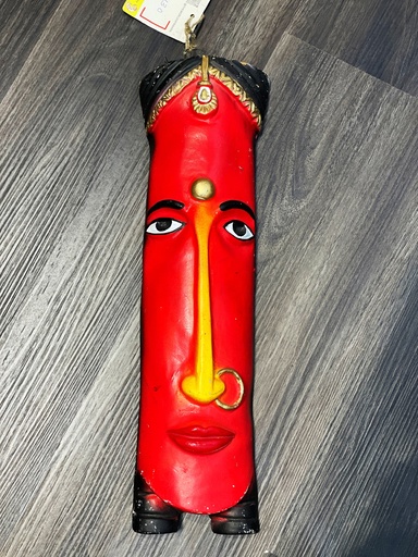 Terracotta clay tribal mask