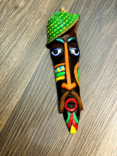 Terracotta clay tribal mask (copy)